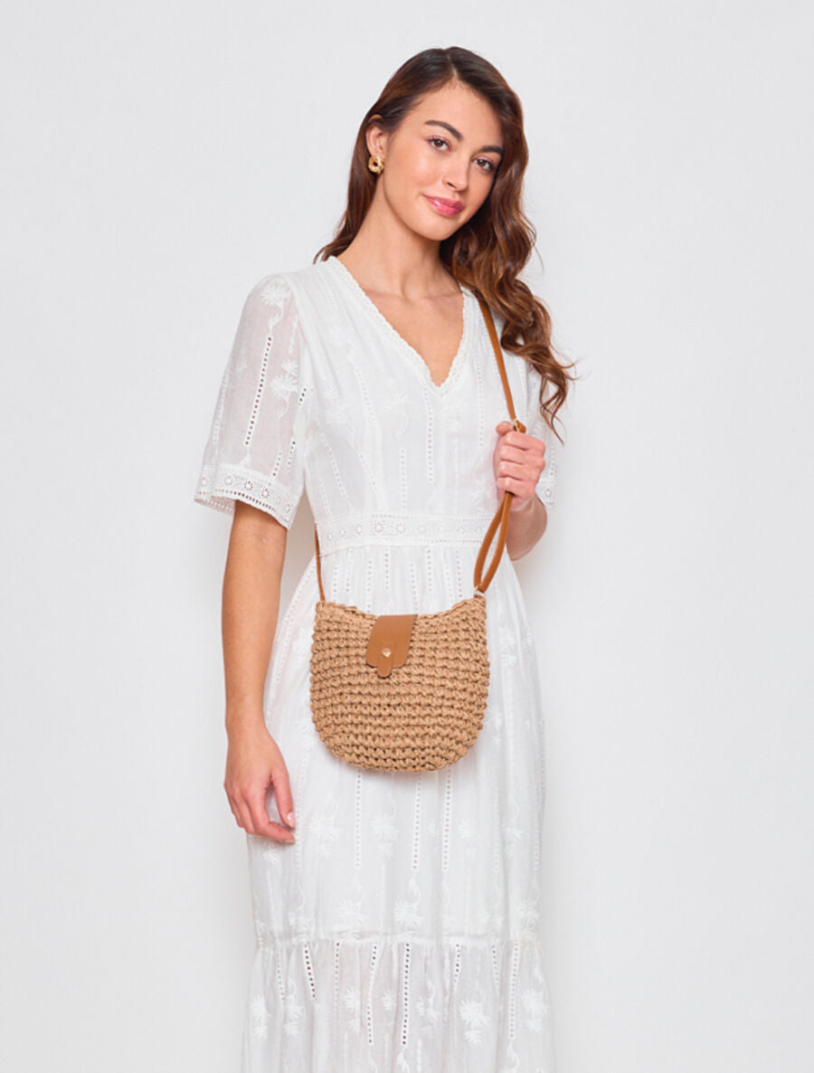 Sac bandoulière Delia - Café au lait - 1