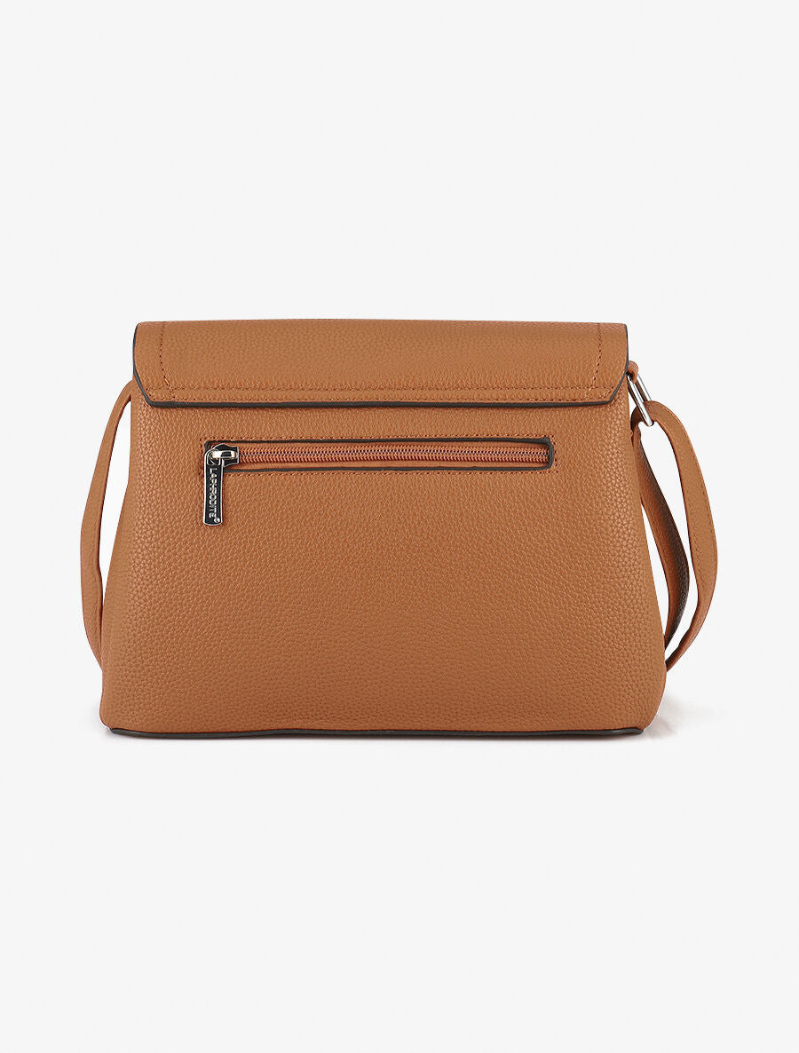 Sac bandoulière Alicia - Camel - 2