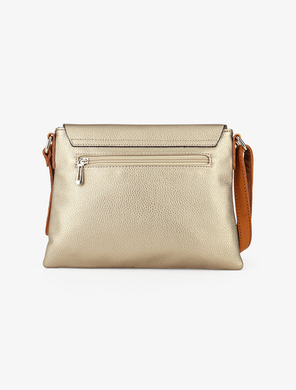 Sac à bandoulière Karine - Taupe irisé - 2