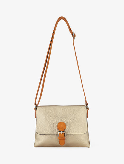 Sac à bandoulière Karine - Taupe irisé - 3