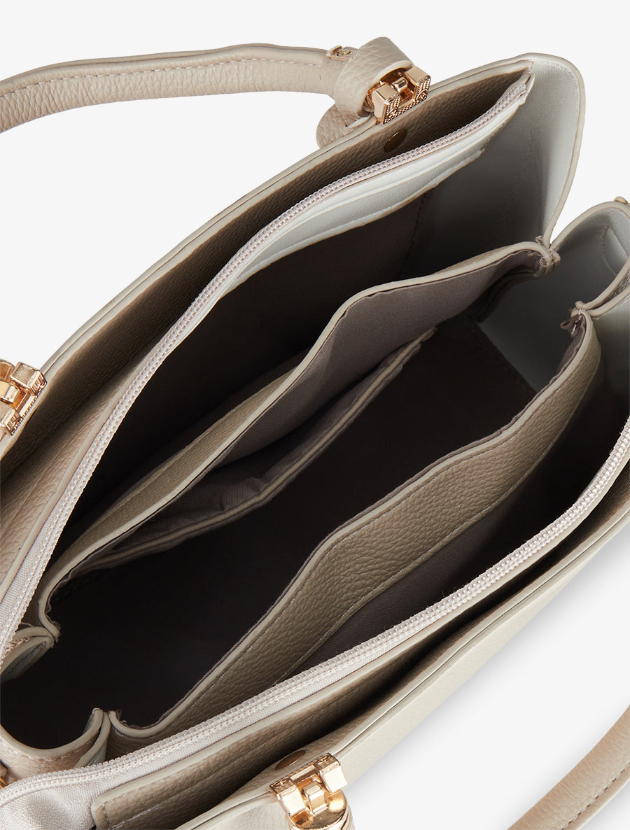 Sac à main Léandre - Taupe clair - 4