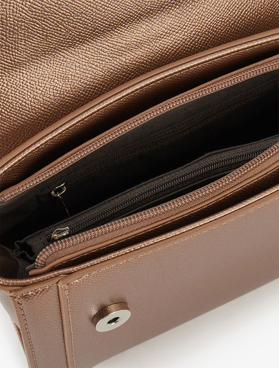 Micheline handtas - Brons