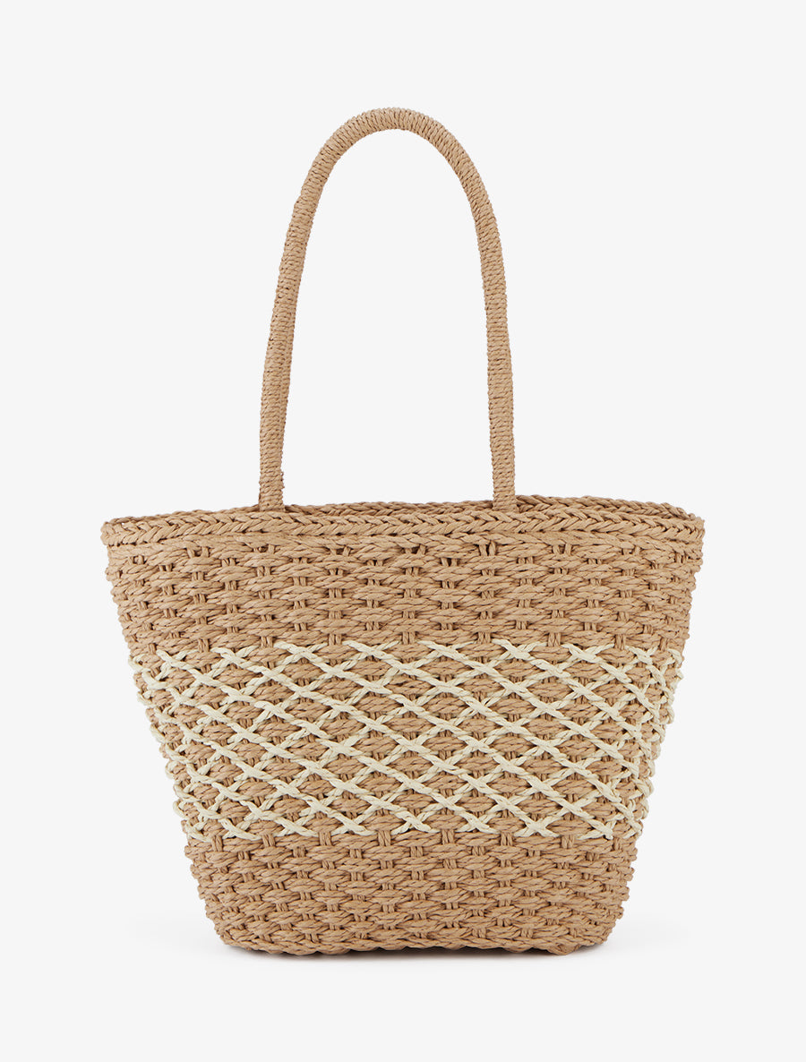 Sac cabas Caroline - Taupe - 2