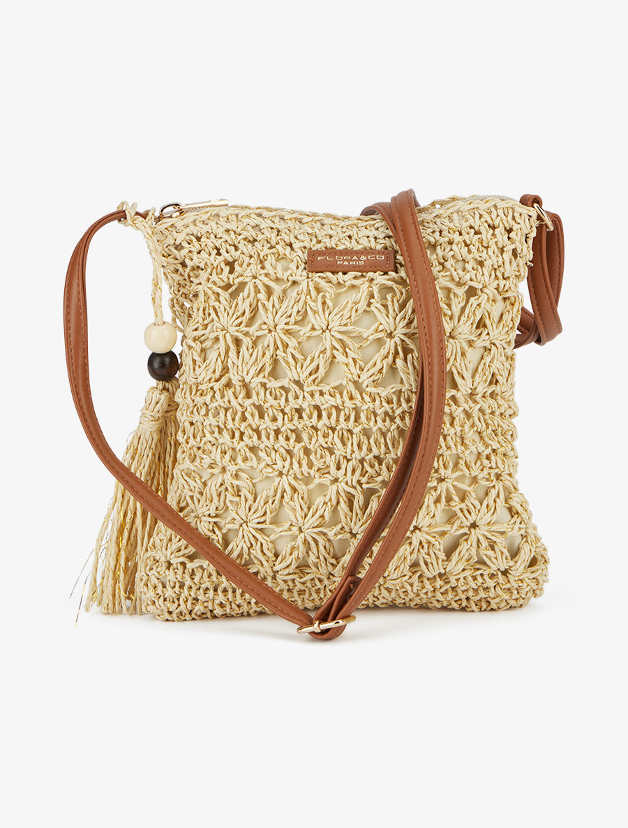 Sac bandoulière Joanie - Beige - 1
