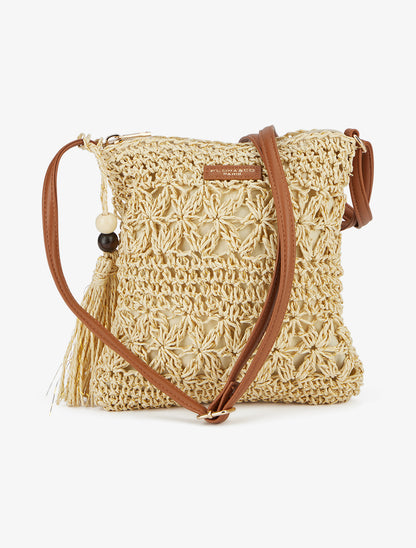 Sac bandoulière Joanie - Beige - 1