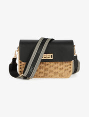 Sac besace Amandine - Noir - 1