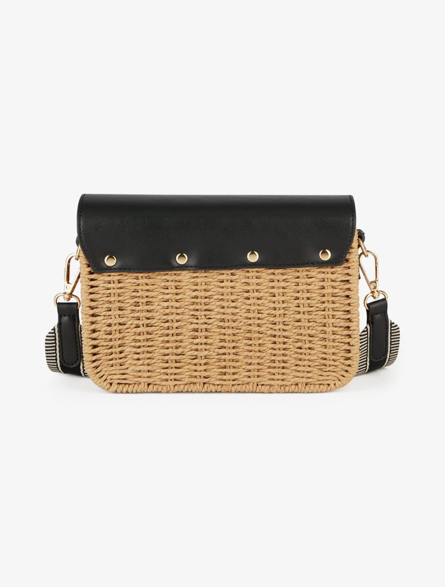 Sac besace Amandine - Noir - 2