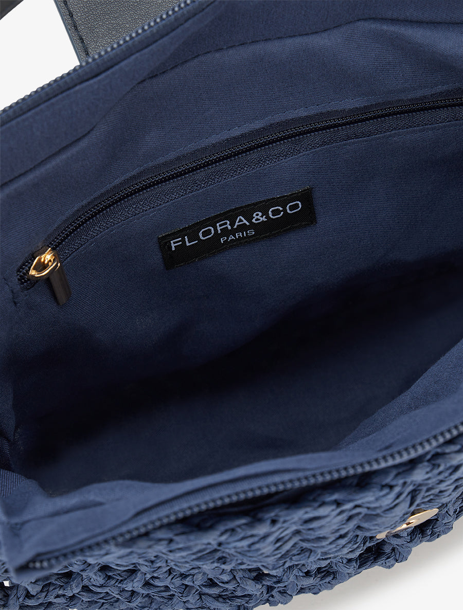 Sac besace Laëtitia - Bleu - 4