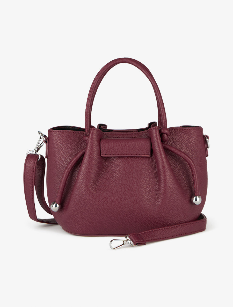 Sac besace Blanche - Prune - 1