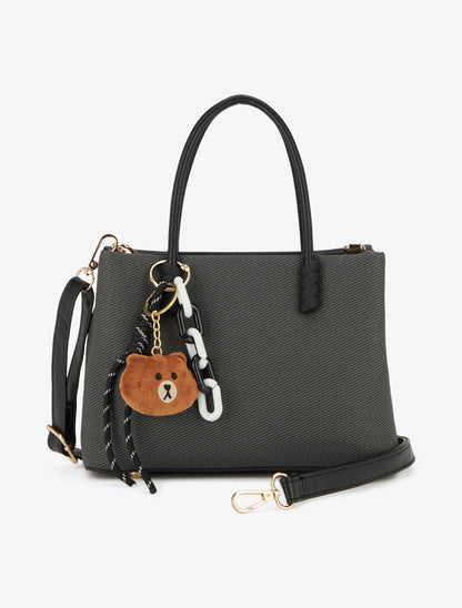 Sac besace Rachel - Noir - 1