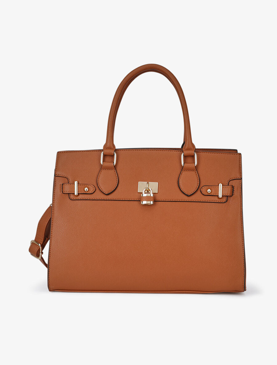 Sac cabas Caroline - Camel - 1