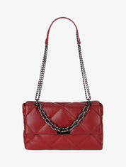 Sac besace Gaelle - Rouge foncé - 1