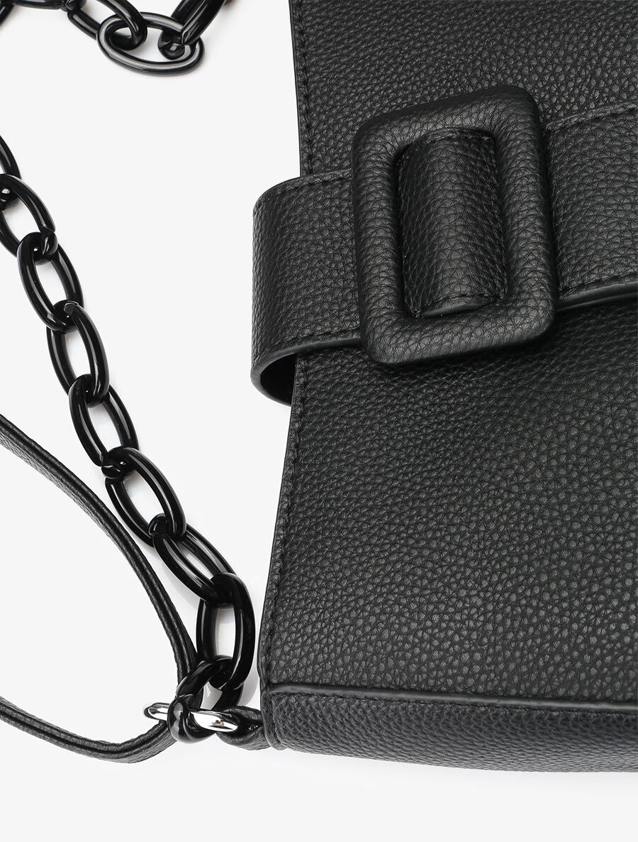 Sac besace Amandine - Noir - 4