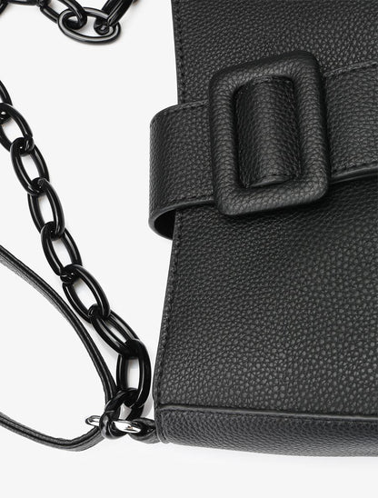 Sac besace Amandine - Noir - 4