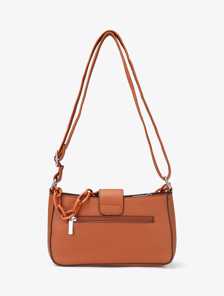 Sac besace Amandine - Camel - 3