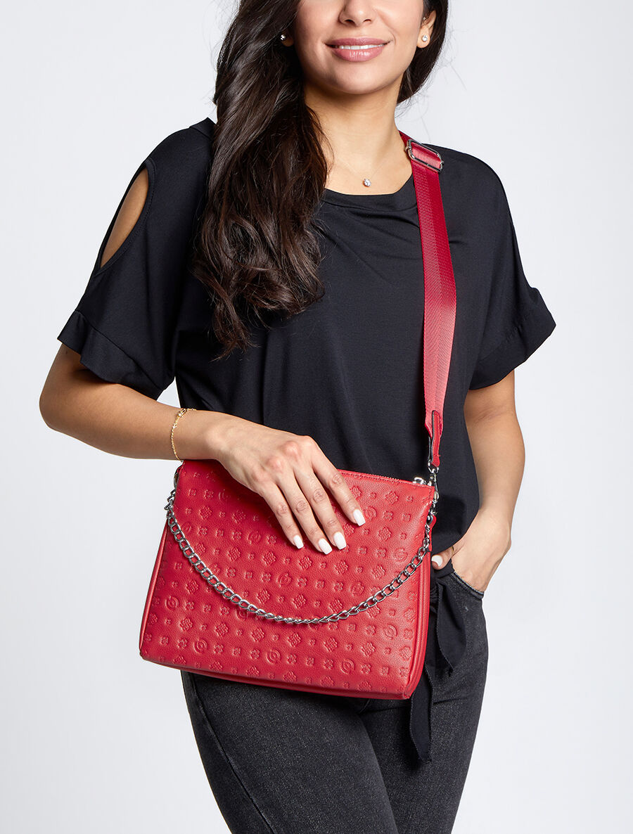 Sac besace Nora - Rouge - 4