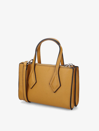 Sac besace Julie - Jaune moutarde - 2