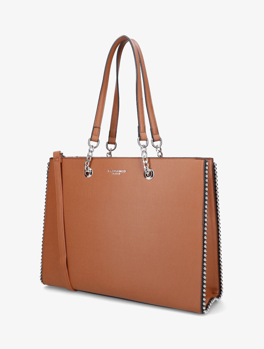 Sac cabas Maxence - Camel - 2
