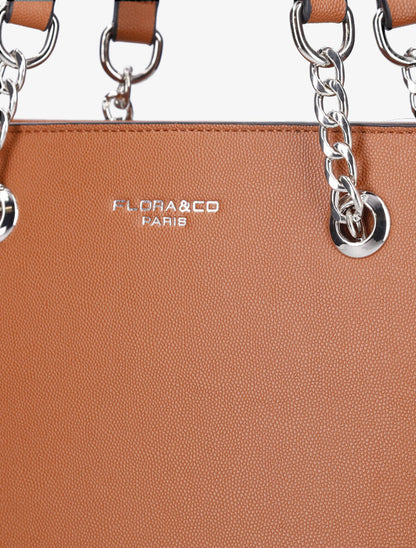 Sac cabas Maxence - Camel - 4