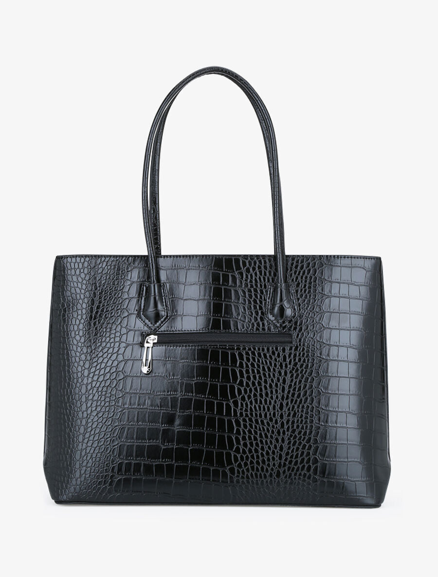 Sac cabas Elodie - Noir - 3