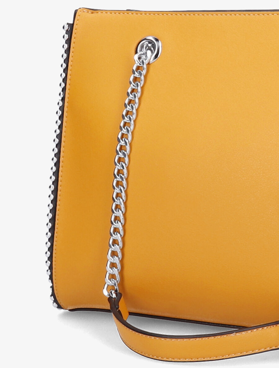 Sac à main Daphné - Jaune moutarde - 4