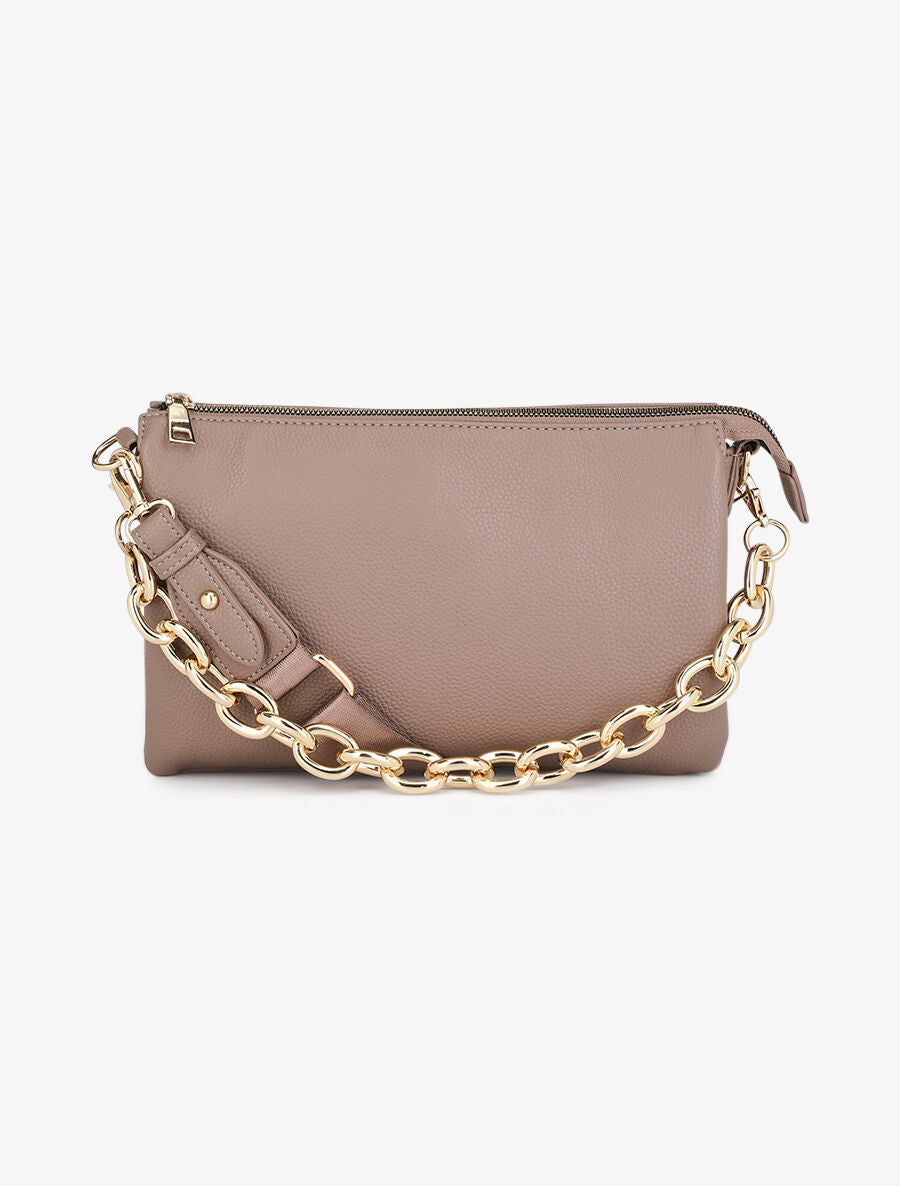 Sac besace Alana - Taupe - 8