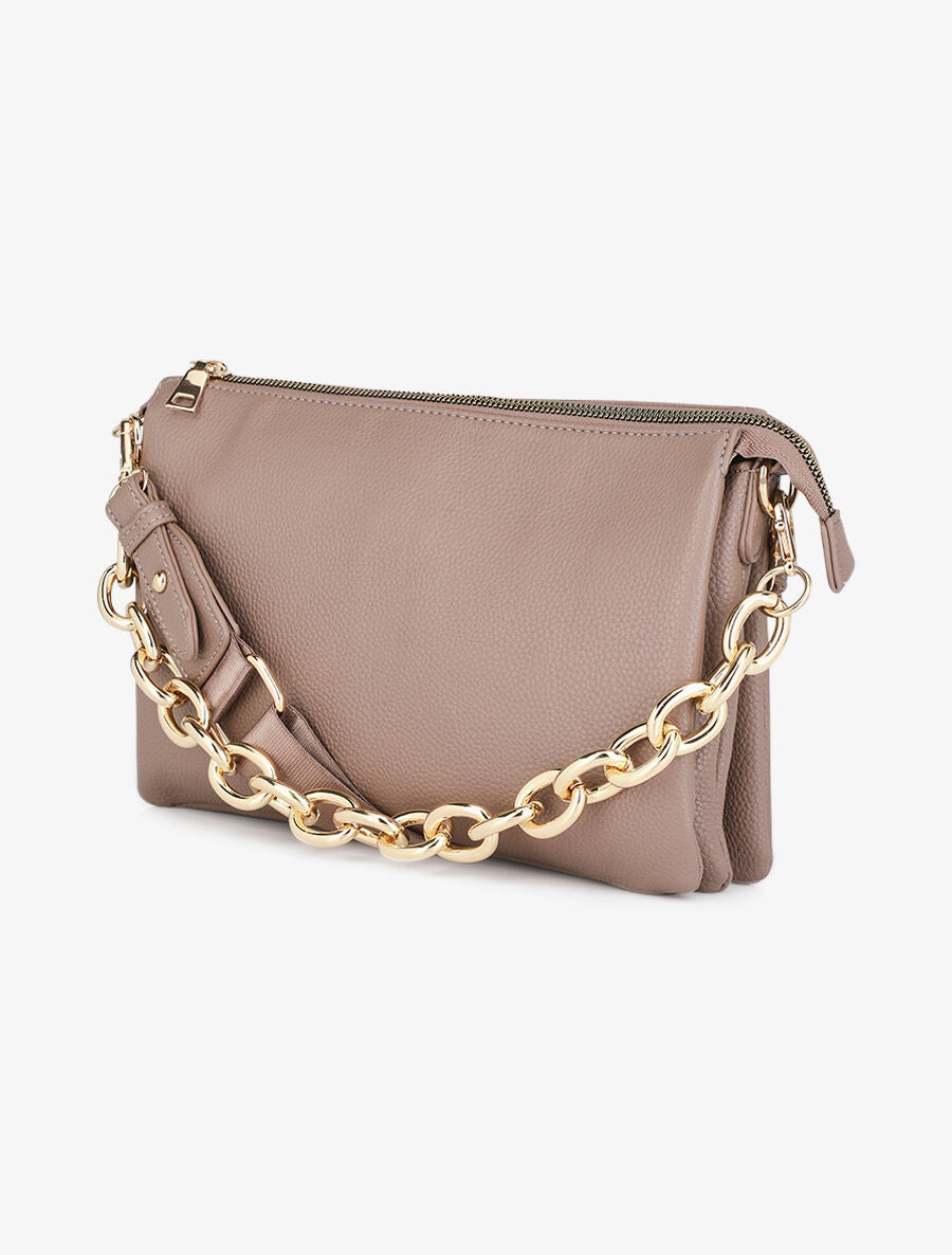 Sac besace Alana - Taupe - 3