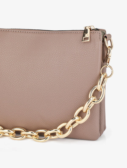 Sac besace Alana - Taupe - 4