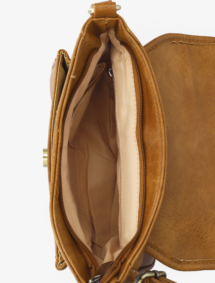 Sac besace Janet - Jaune moutarde - 5