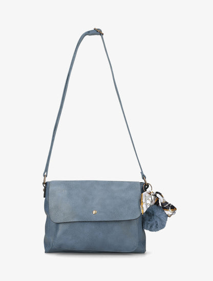 Sac besace Nilsa - Bleu - 3