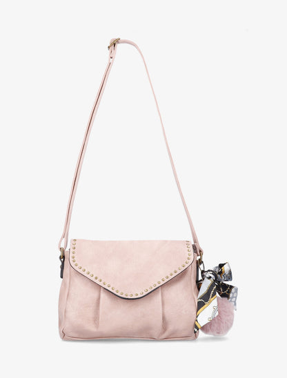Sac besace Millie - Rose poudré - 3