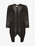 Gilet loose chauve-souris - noir - 1