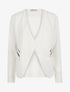 Veste poches à double zips - blanc - 1