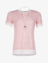 Pull doux à manches courtes - rose - 1