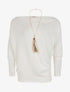 Pull doux chauve-souris - blanc - 3