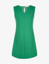 Robe décolleté tige dorée - vert - 3
