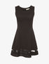Robe basic bas transparent - noir - 1