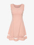 Robe basic bas transparent - rose - 1