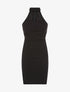 Robe bustier col chocker - noir - 1