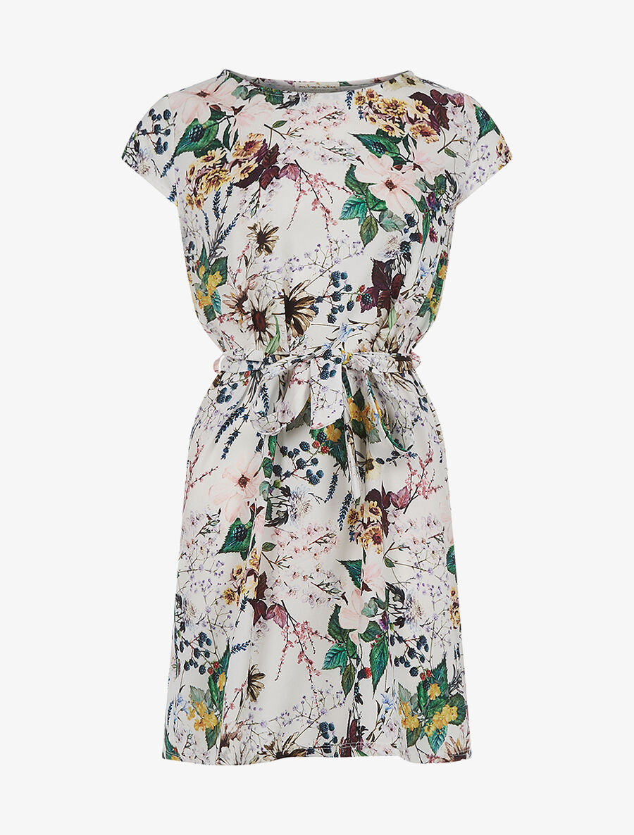 Robe légère florale - blanc - 1