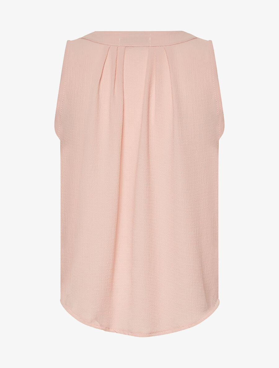 Débardeur ample en mousseline - rose - 2