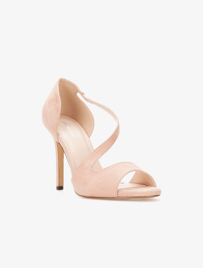 Sandales velours - rose pâle - 2