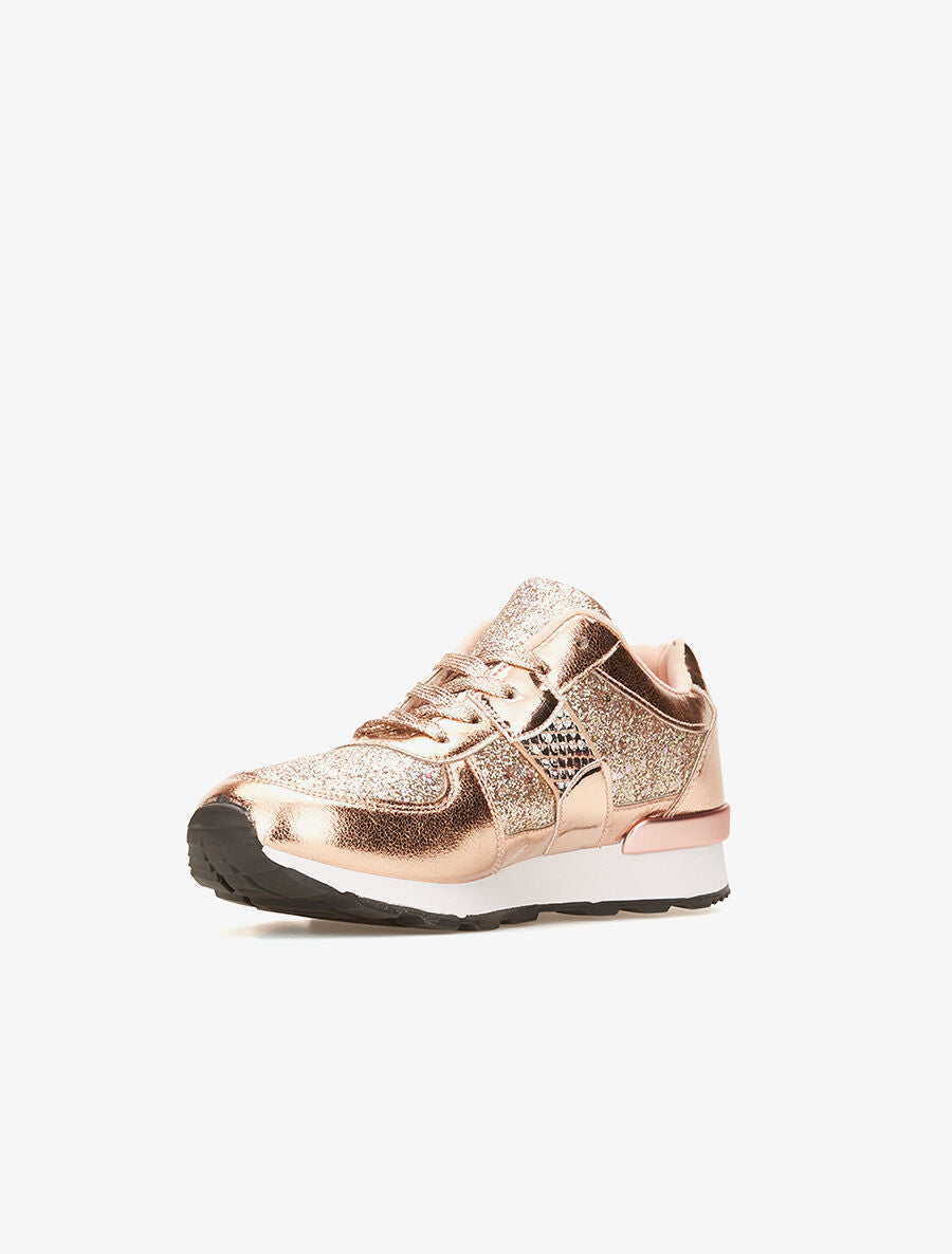 Baskets pailletées - champagne - 3