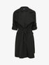Trench fluide uni - Noir - 1