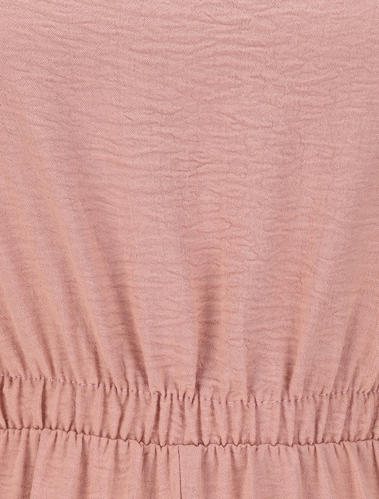 Combinaison fluide unie - Rose - 3