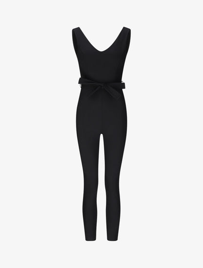 Combinaison stretch coupe slim - Noir - 1