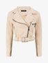 Veste courte en suédine - Beige - 1