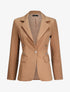 Blazer overzise uni - Camel - 1