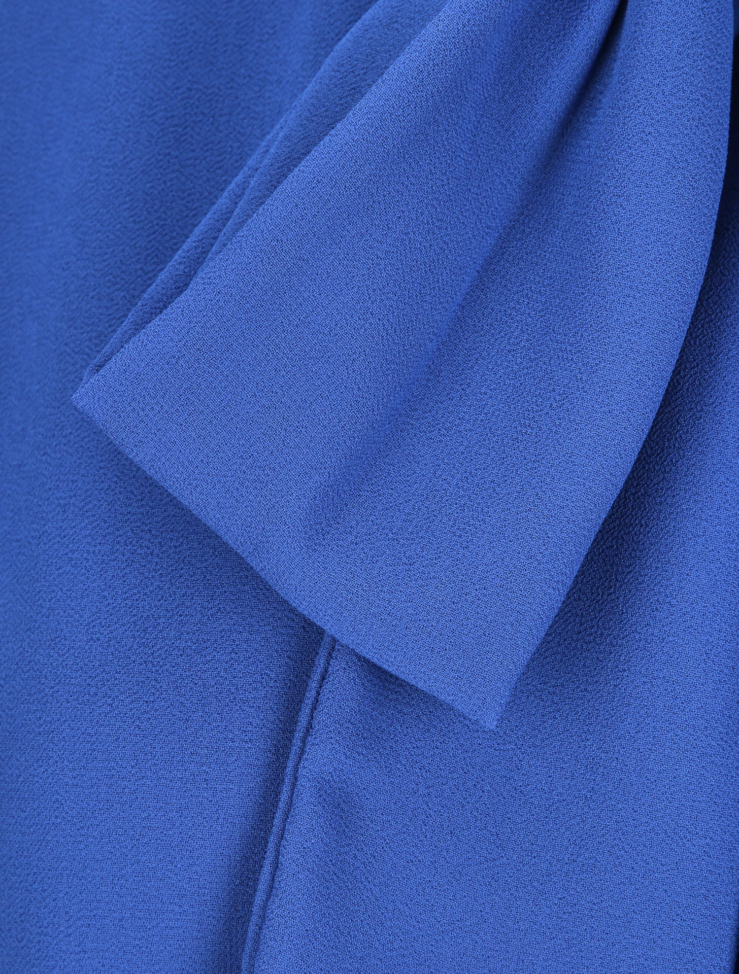 Top à col lavallière - Bleu roi - 3