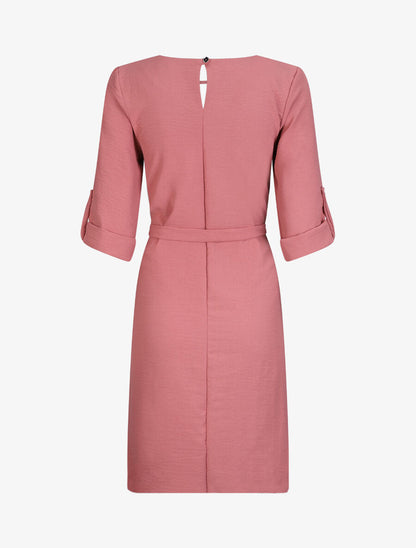 Robe longue fluide - Vieux rose - 2
